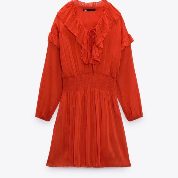 ZARA RUFFLED DRESS - Picture 3 of 6